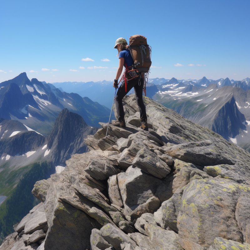 Bezpieczna wspinaczka i czerpanie radości z górskich krajobrazów