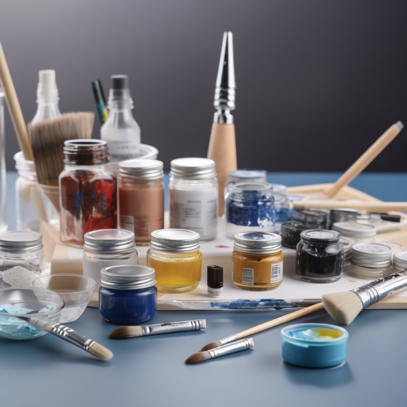 Praca chałupnicza: przygotowywanie zestawów do malowania