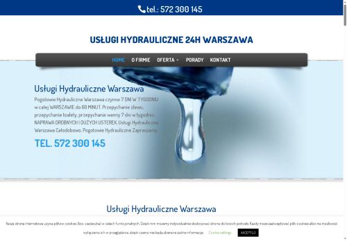 Hydraulik Warszawa 24h awarie